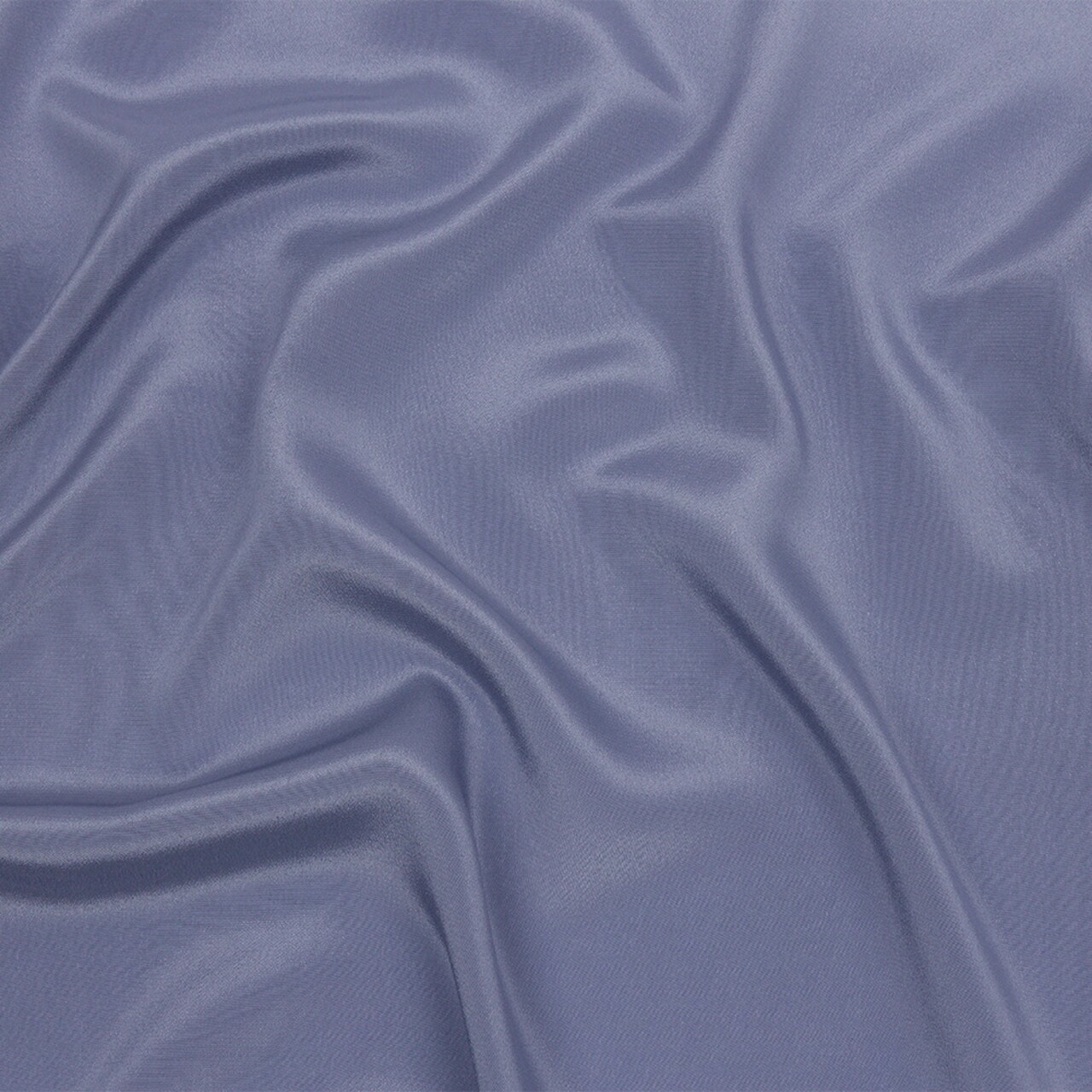 1 Yard Infinity Blue 100% Silk Crepe de Chine 44" Wide Soft Fabric for Evening Wear